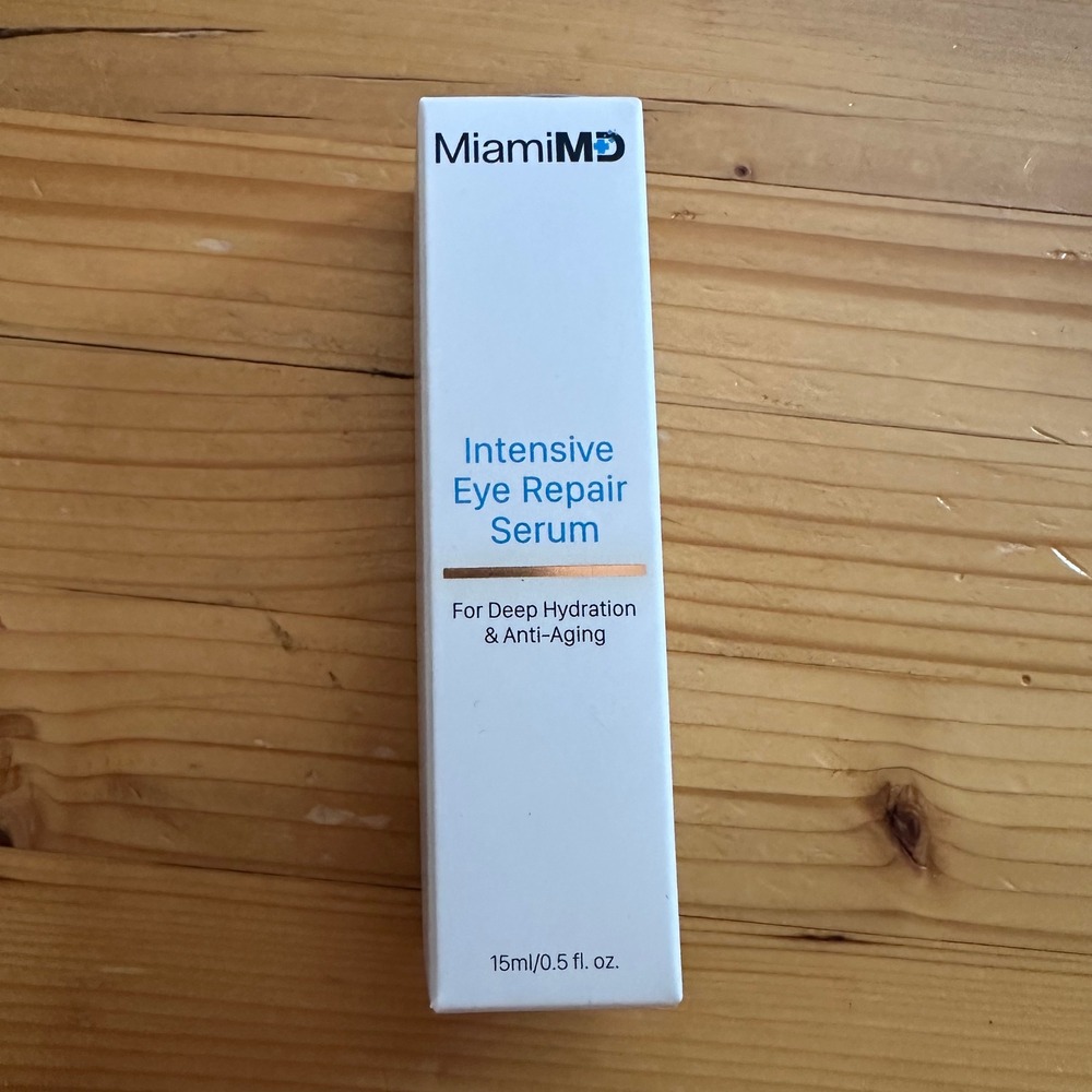 MiamiMD Intensive Eye Repair Serum 15ml 0.5oz Deep Hydration Anti-Aging NIB
